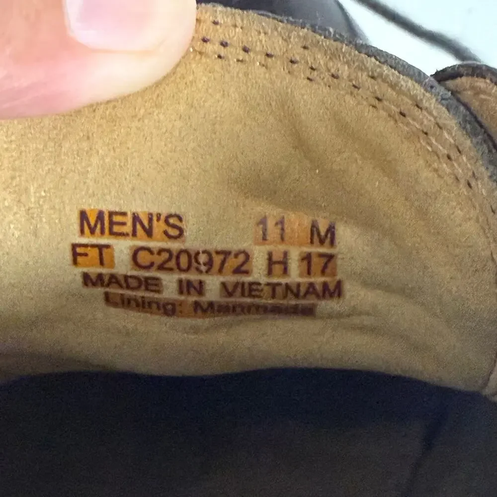 COLE HAAN Brown Leather Lace Up Casual Chukka Boots Shoes Men 11
